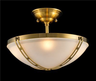 Buzlu Cam Kase ile Basit Stil Tavan Montaj Işıkları